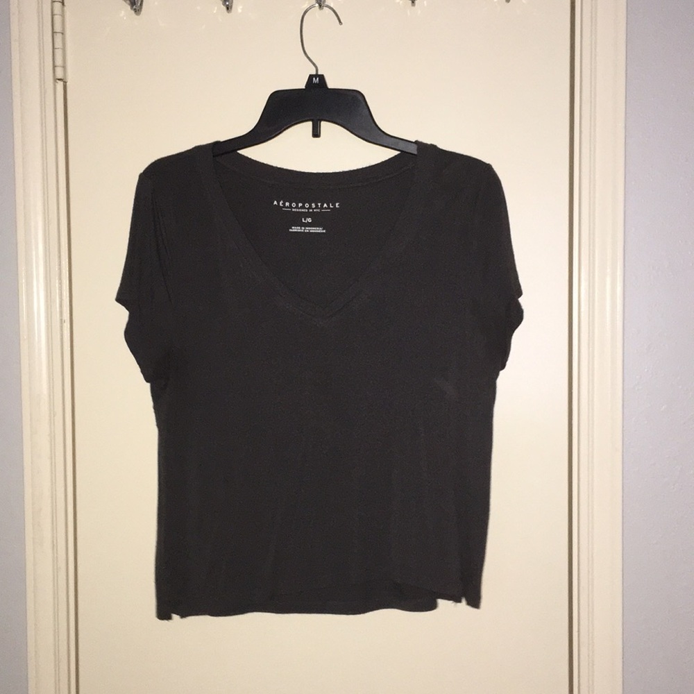 Dark Army green tee
